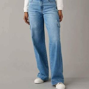 American Eagle Outfitters Light Blue Flare Jeans